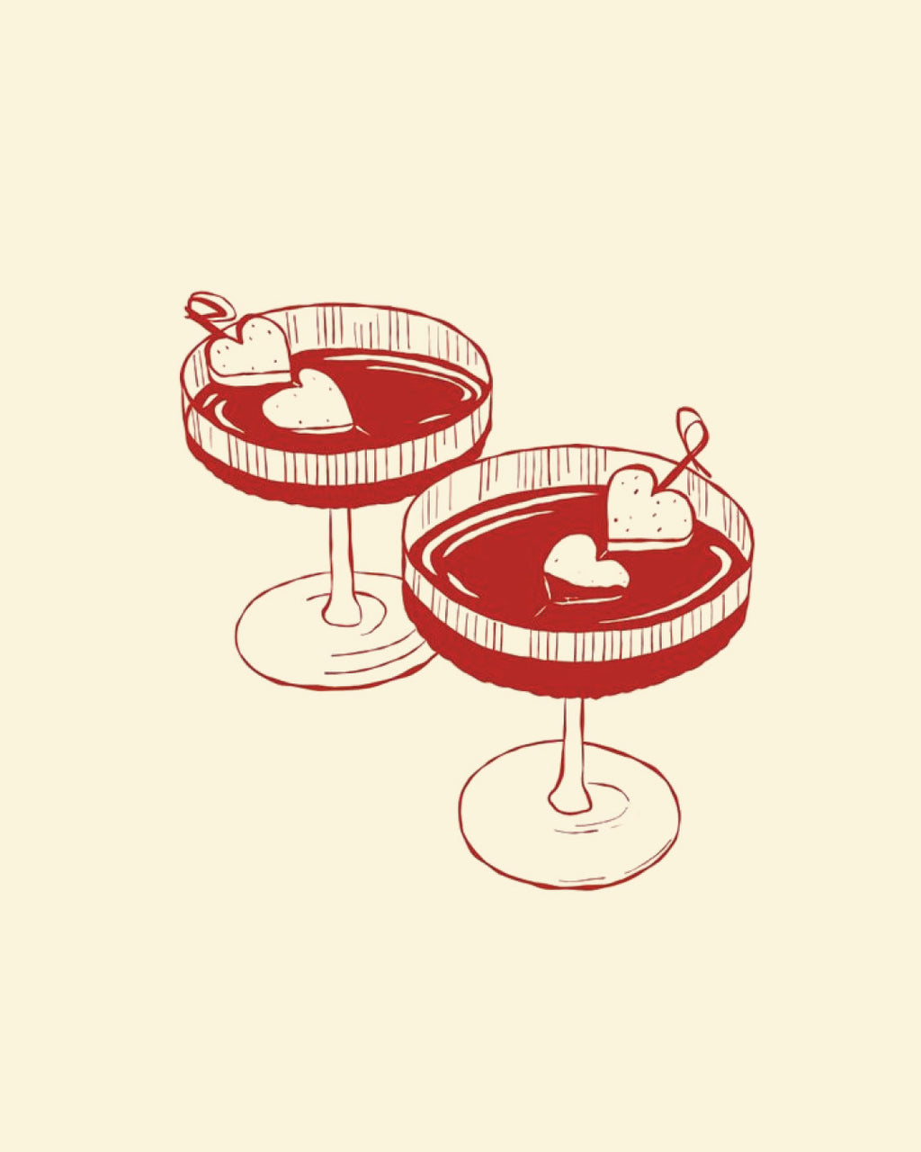 Fall in Love 30x40 cm Çerçevesiz Tablo