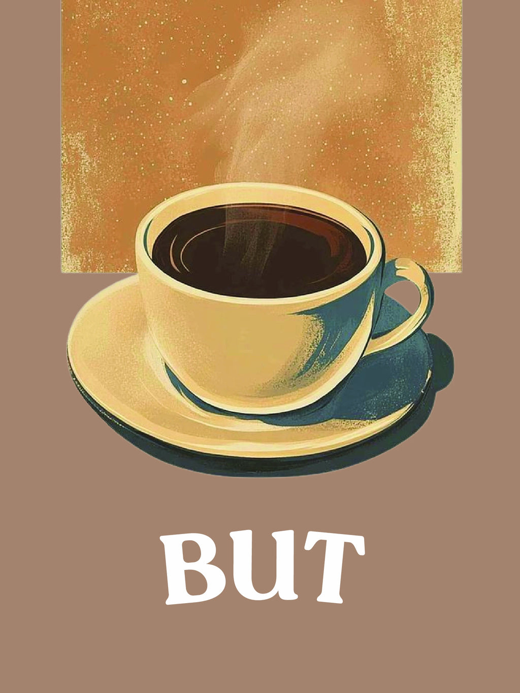 Kahve Köşesi Tablo 20x15 Çerçevesiz