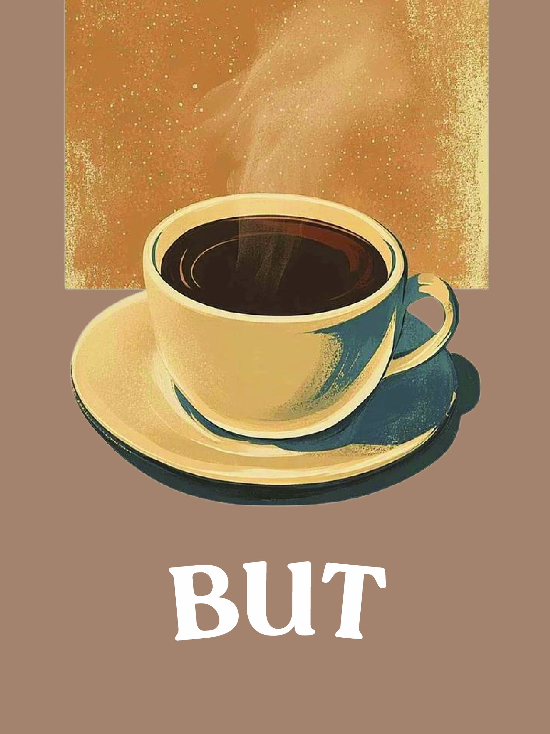 Kahve Köşesi Tablo 20x15 Çerçevesiz