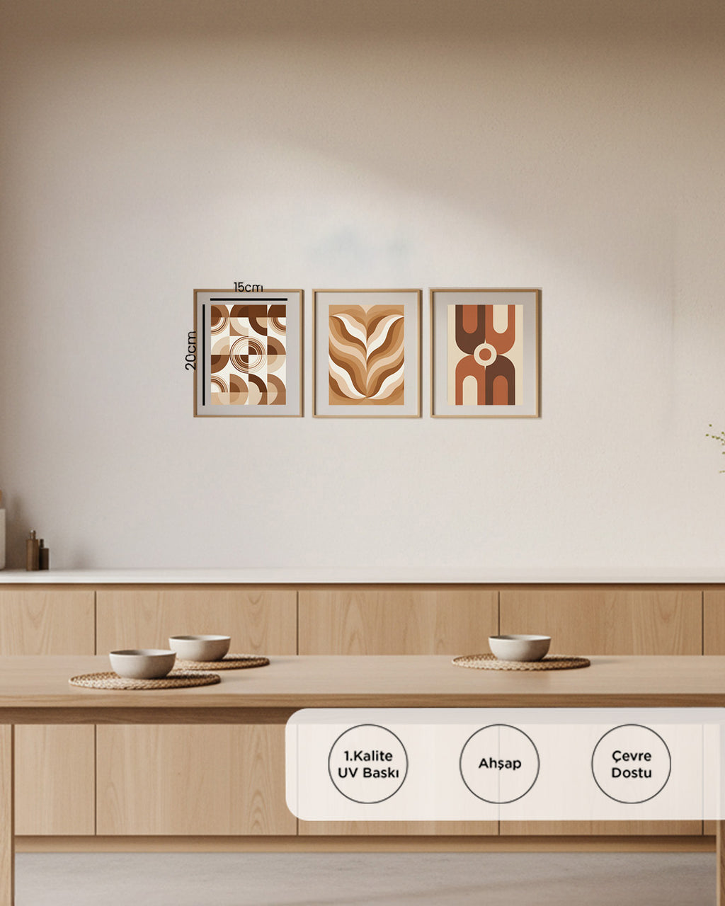 Minimalist Art Çerçevesiz Tablo