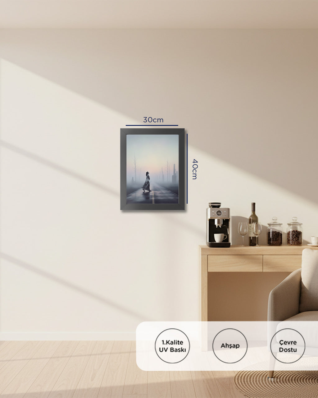 Melankoli Tablo Çerçevesiz 30x40 cm