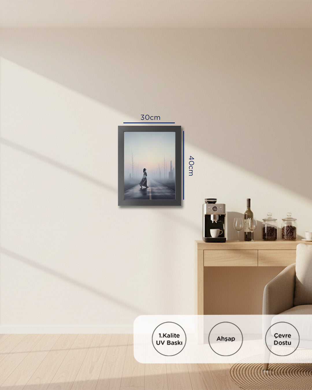 Melankoli Tablo Çerçevesiz 30x40 cm