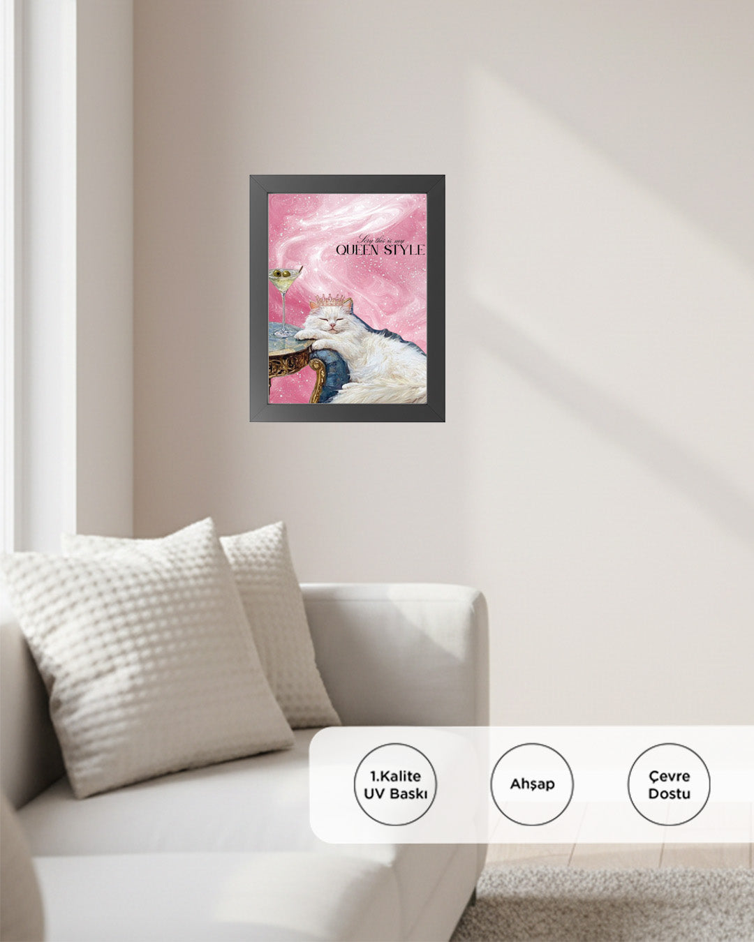 Queen Style 30x40cm Çerçevesiz Tablo