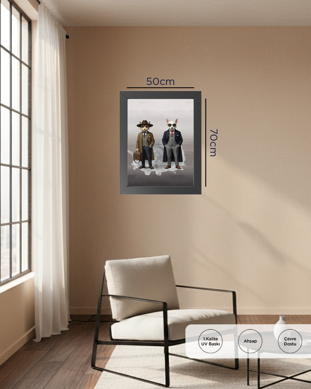 Suit Up 50x70 cm Çerçevesiz Tablo