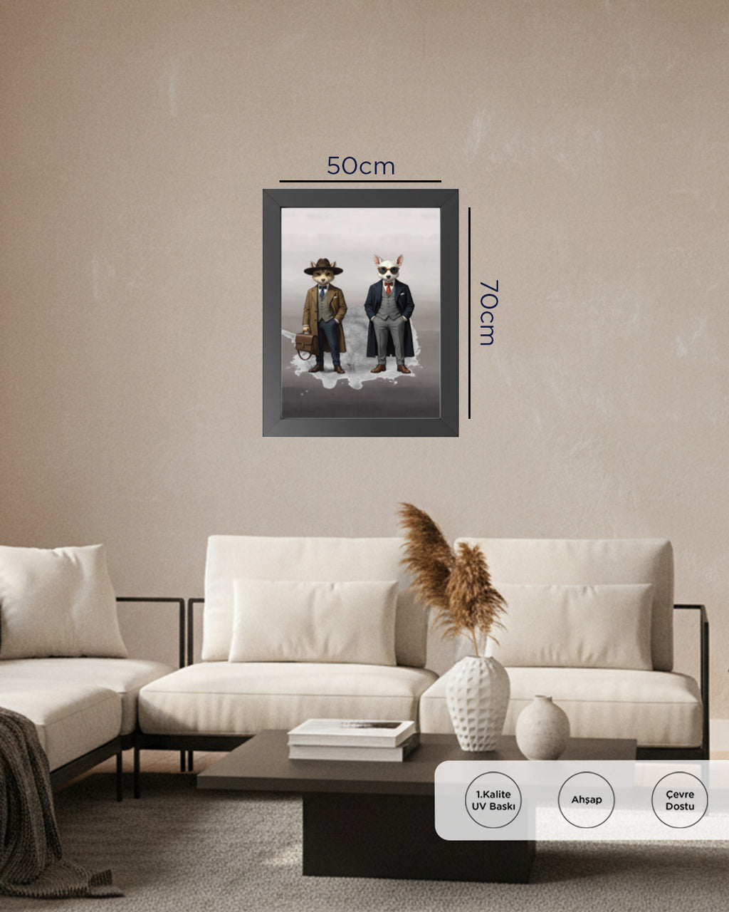 Suit Up 50x70 cm Çerçevesiz Tablo