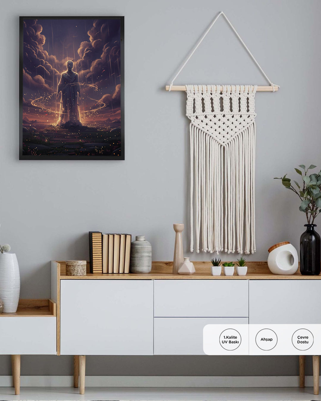 Kozmik Uyanış 50x70 cm Tablo Çerçevesiz