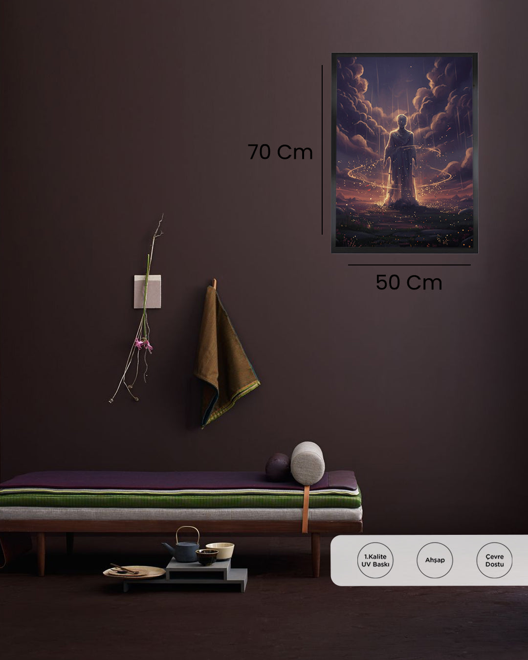 Kozmik Uyanış 50x70 cm Tablo Çerçevesiz