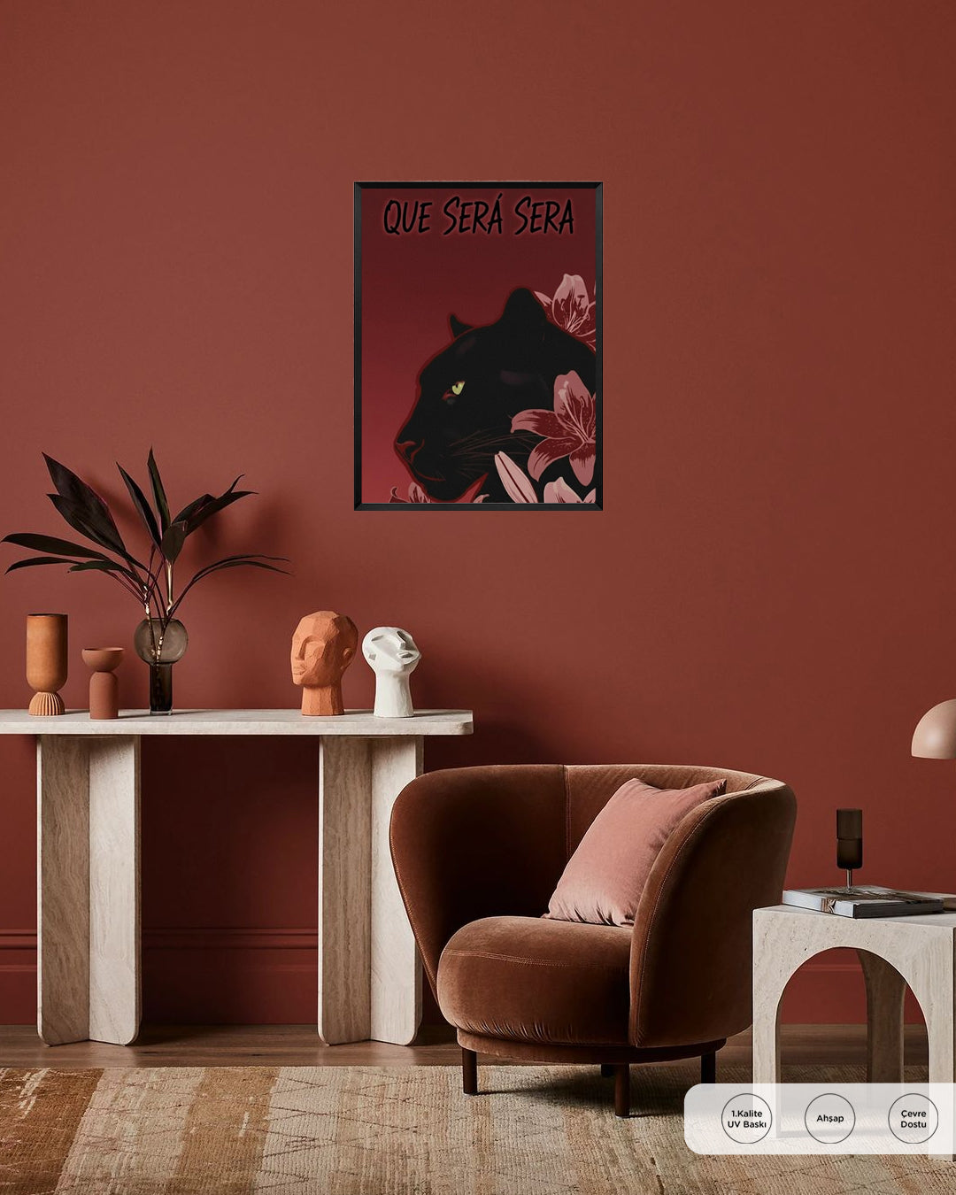 Jaguar 30x40cm Çerçevesiz Tablo